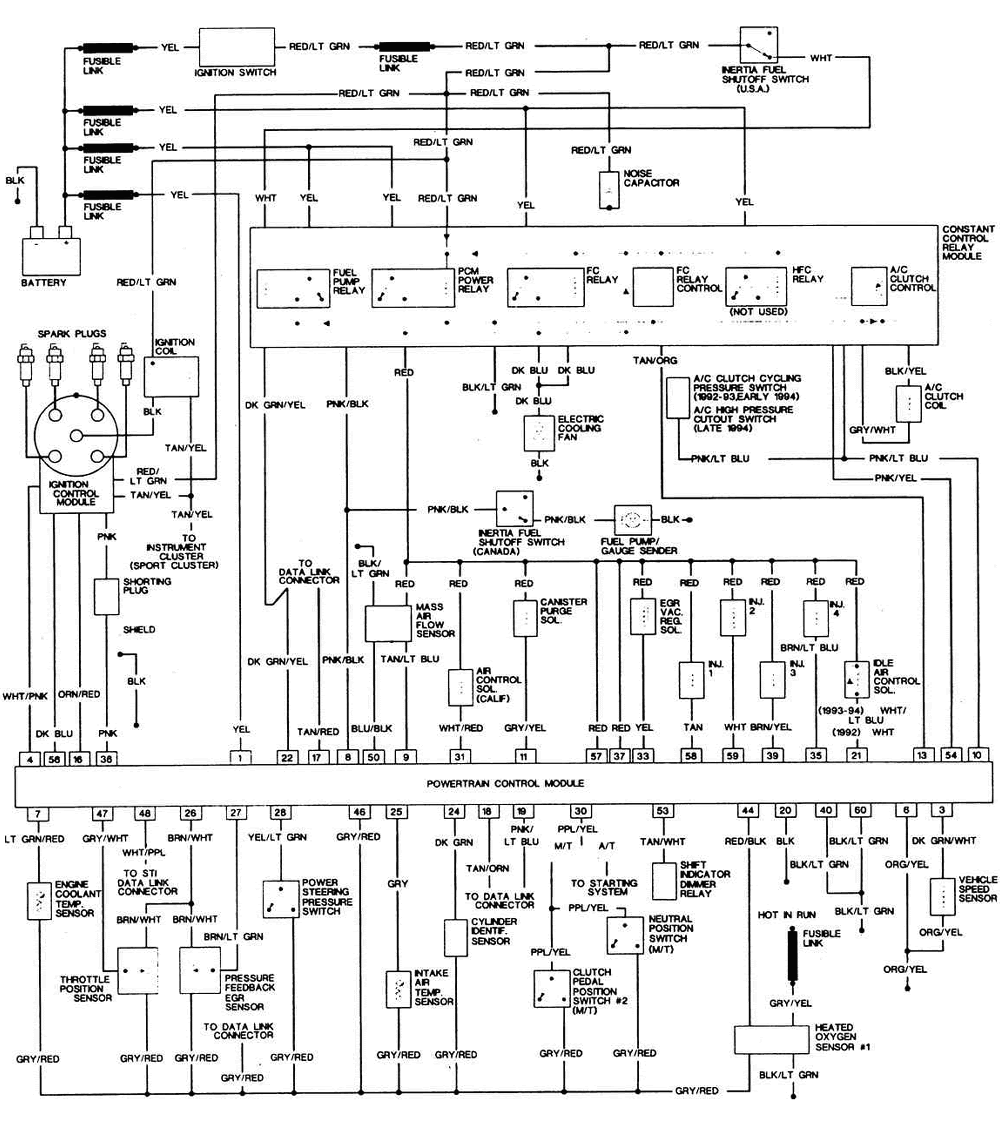 1993 Ford Tempo Fuse Box Diagram - Wiring Diagram Schema