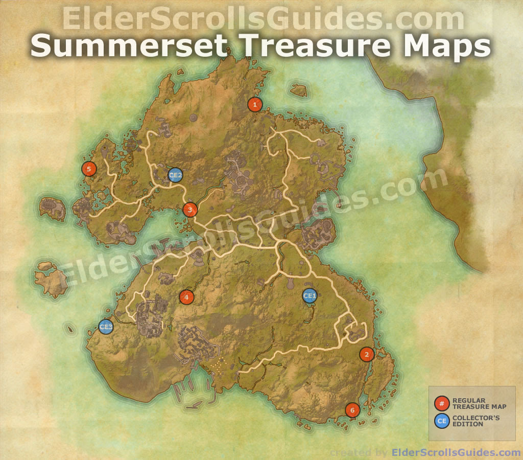 Eso Gold Coast Treasure Map 2 - Maping Resources