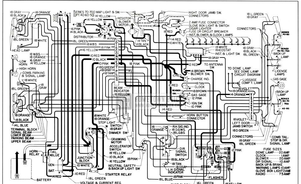 Wire Harness For Buick 1958 - Complete Wiring Schemas