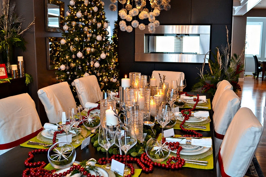 21 Christmas Dining Room Decorating Ideas with Festive Flair! 21 Christmas Dining Room Decorating Ideas with Festive Flair!