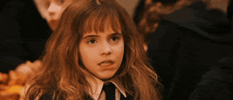 Ashamed Emma Watson animated GIF