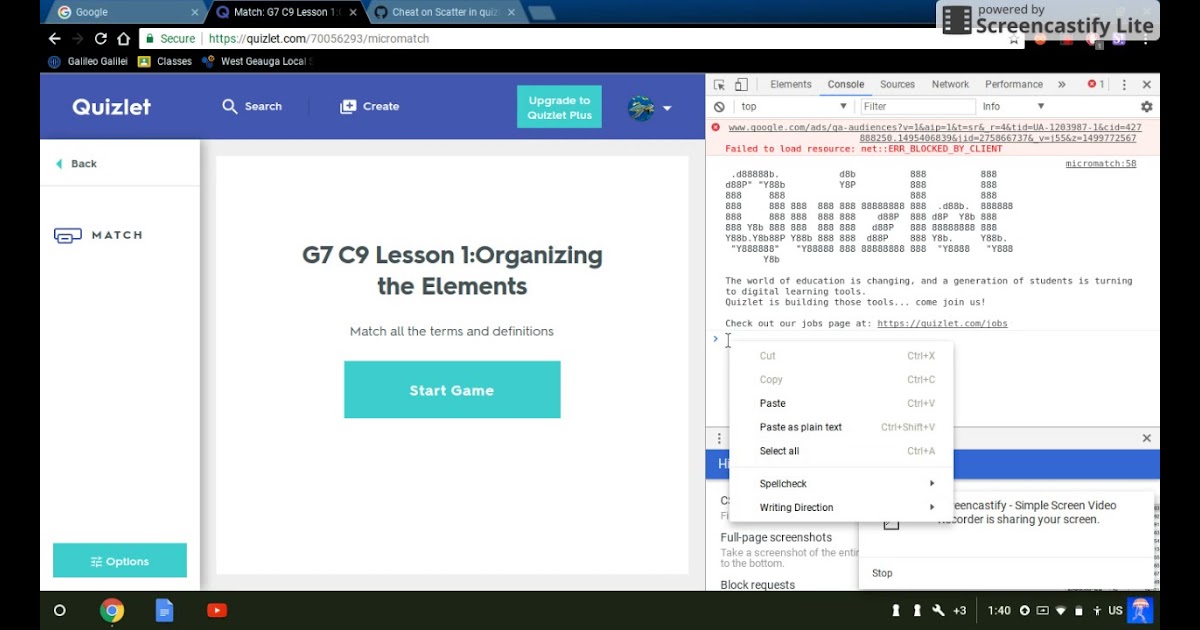 How To Hack Quizlet Match 2020 Life Hacks