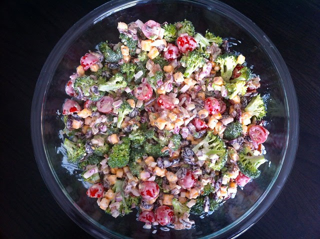Bacon, Cheddar and Broccoli Salad