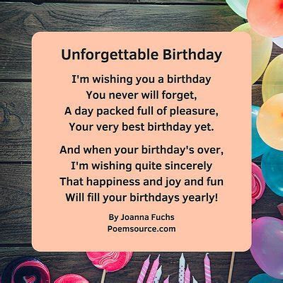 Birthday Poems Are Also A Gift! Birthday Poems Are Also A Gift!