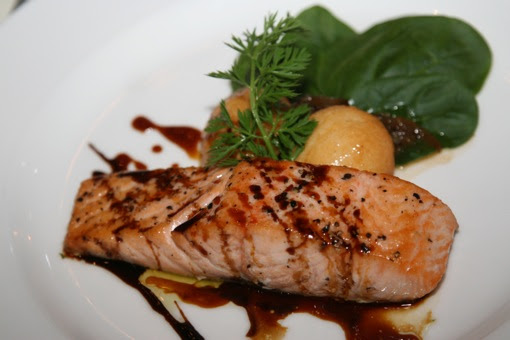 Baked salmon