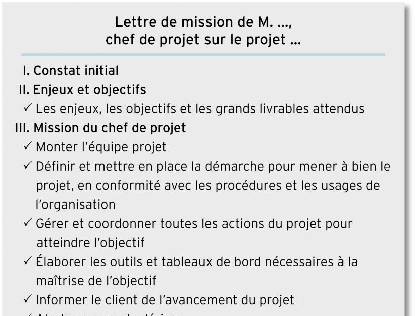 Fiche De Poste D'un Chef De Projet Desjeps / Chef de Projet (Fiche
