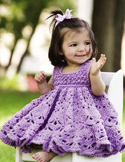 Craft Passions: Frilly dress .# free #crochet pattern link here
