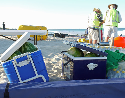 melons on scarb beach