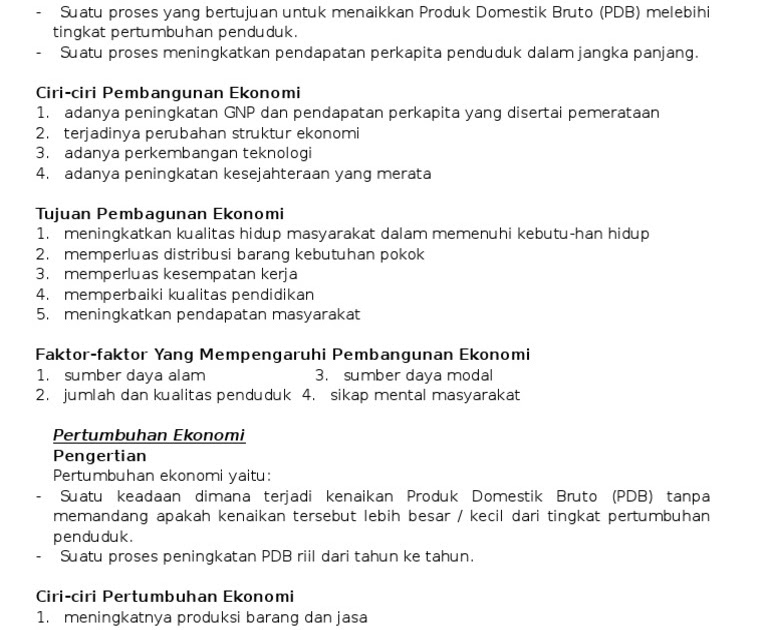 Pengertian Perubahan Struktur Ekonomi Tulisan
