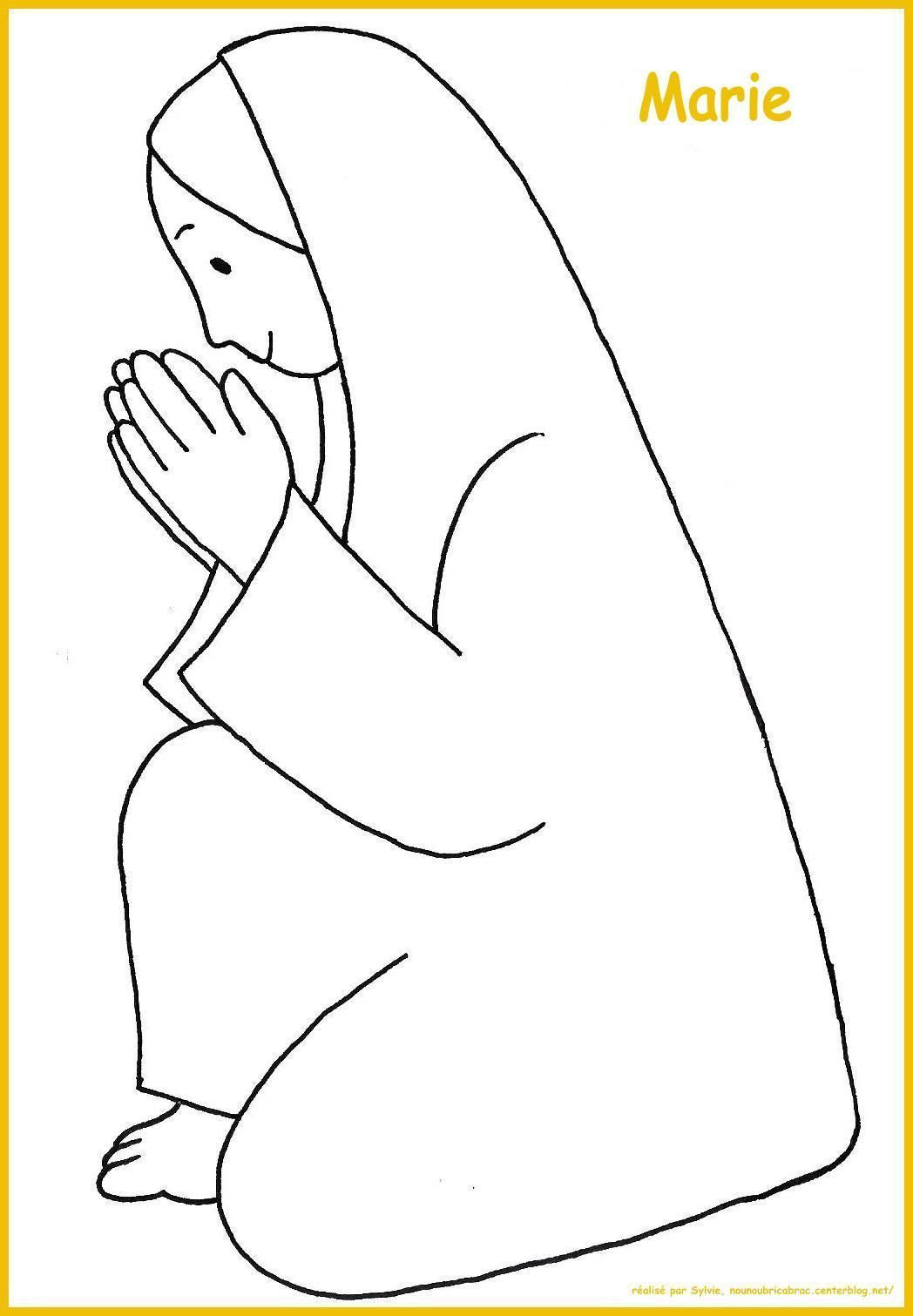 Dessin Vierge Marie Coloriage  Haut Coloriage HD-Images et Imprimable 