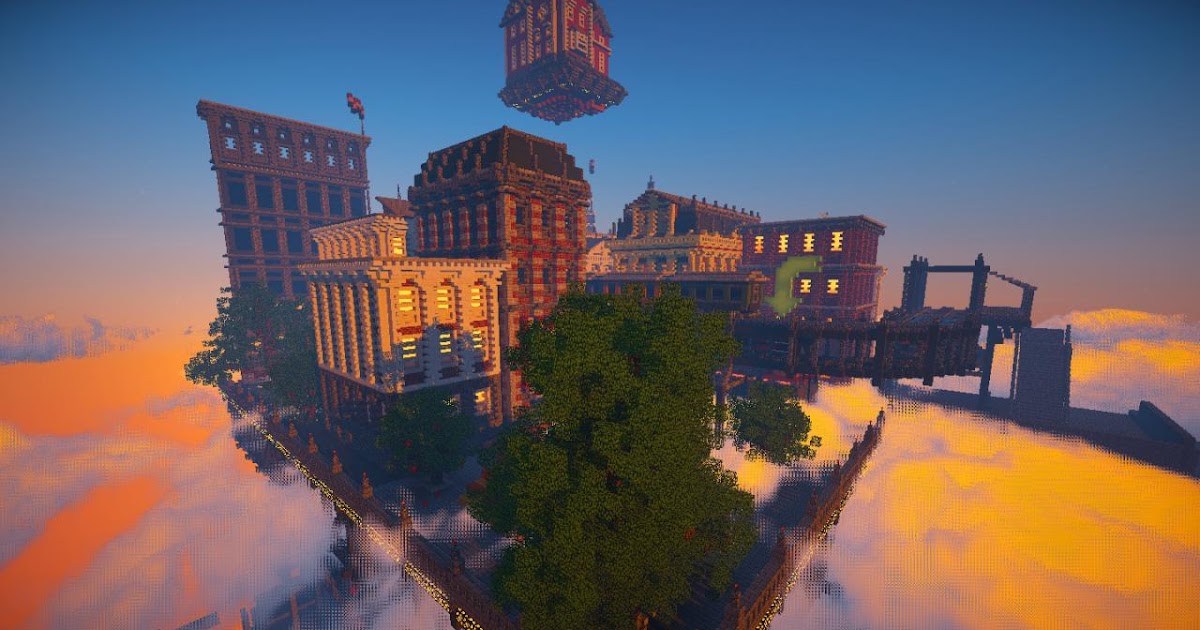 Minecraft Steampunk City Ceria Kh