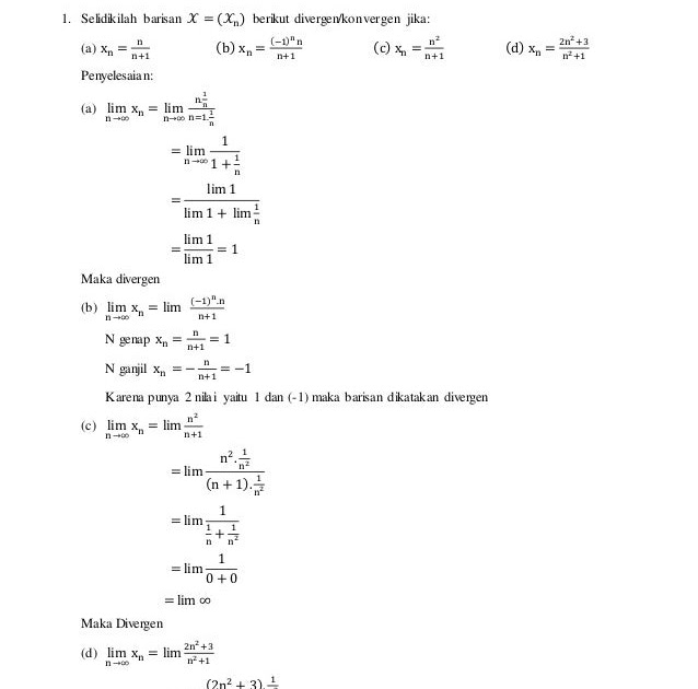 21++ Contoh Soal Limit Menggunakan Teorema Apit - Kumpulan Contoh Soal