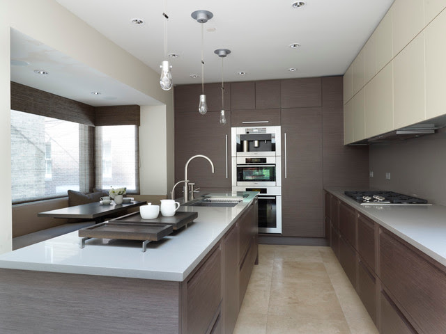 Gold Coast Rowhome - contemporary - kitchen - chicago - by Joseph