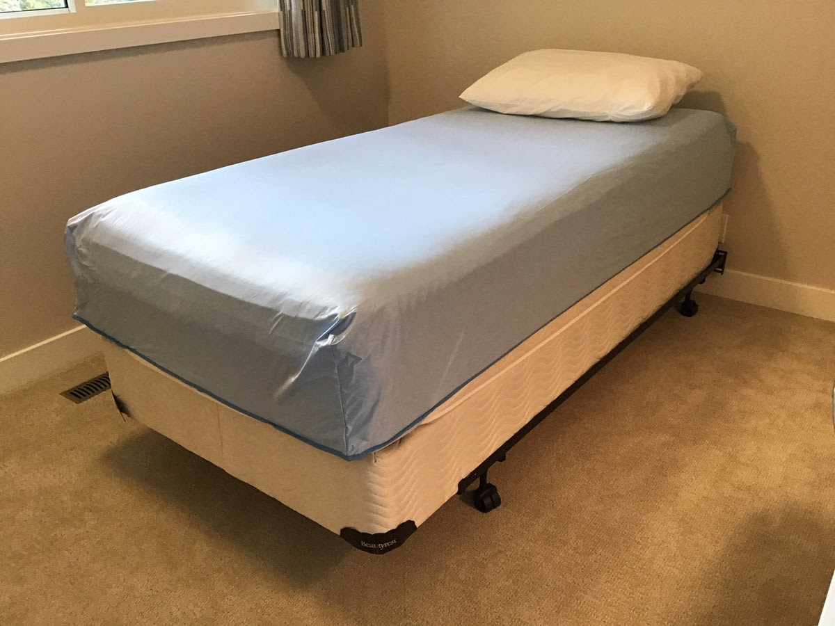 extra long full size vinyl mattress protector