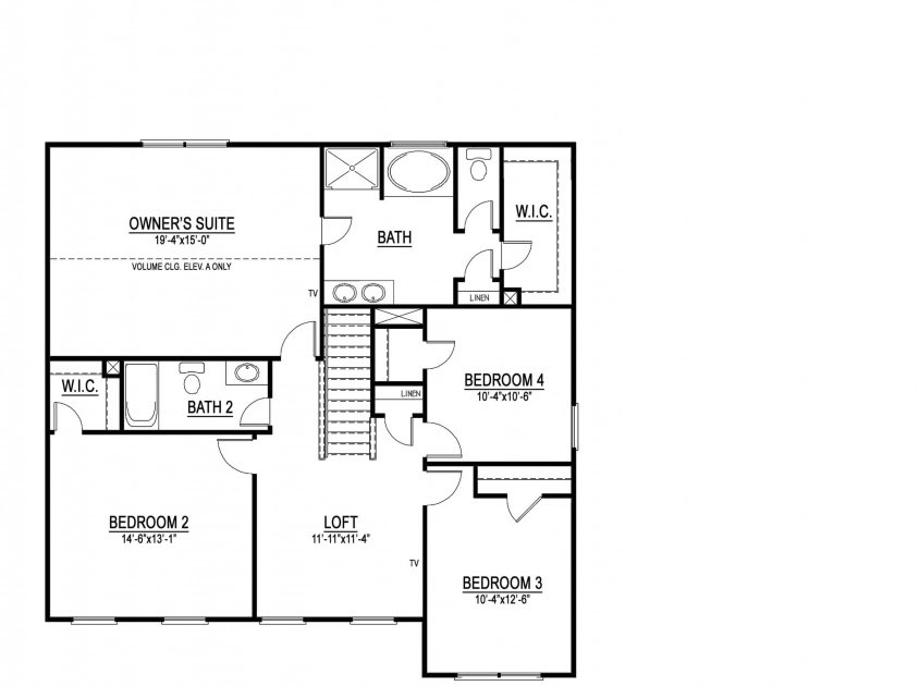 D2304 Floor Plan Diamond Wade Jurney 415 Mincy Way 117