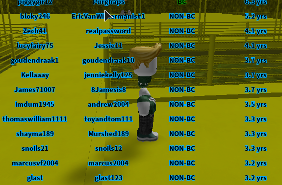roblox dump account small