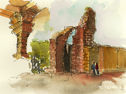 At Qutb Minar, Delhi, India