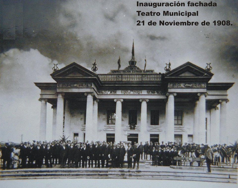 Teatro Municipal en 1908 