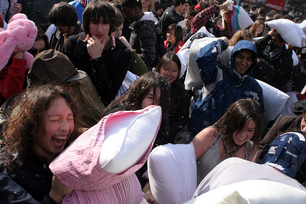 NYC Pillow Fight 2008