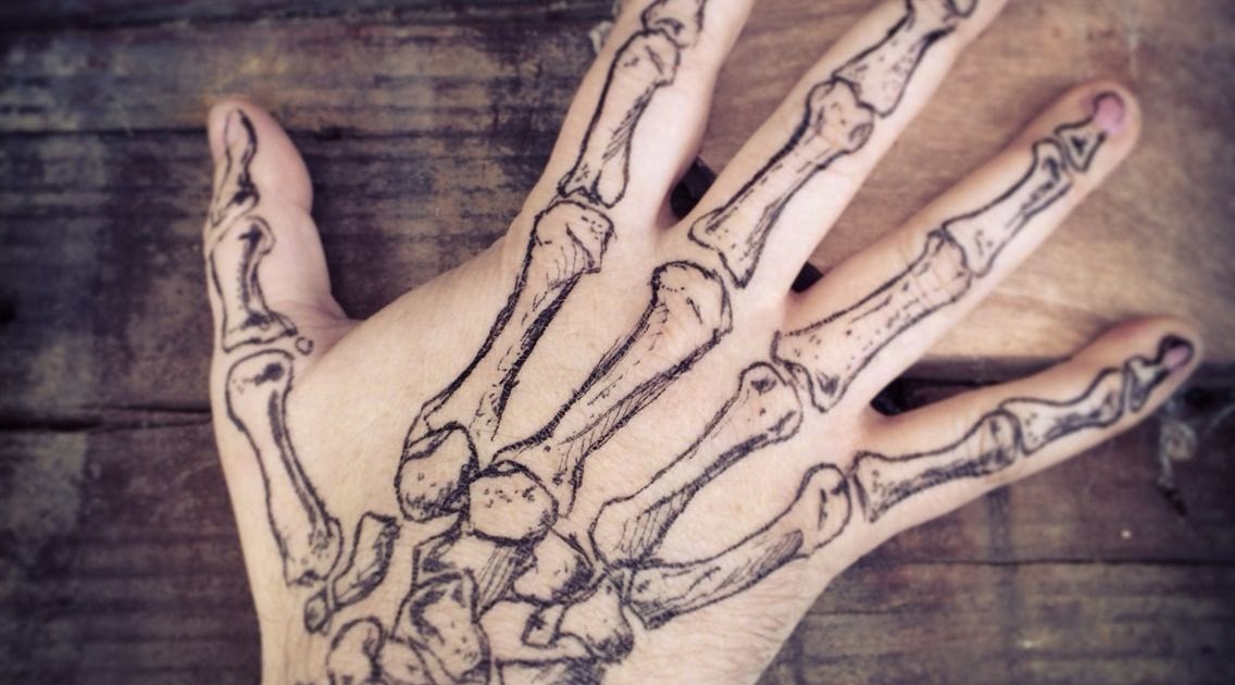 Bone Hand Tattoos Pictures - alyssonfe