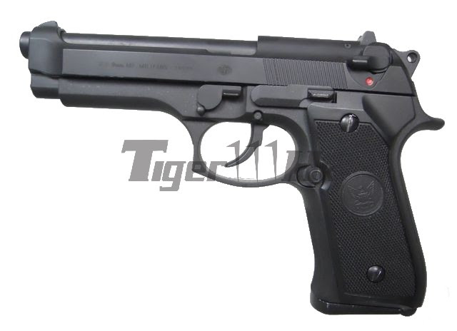 GAS M92F Aluminum Metal Silde GBB Pistol (BK)