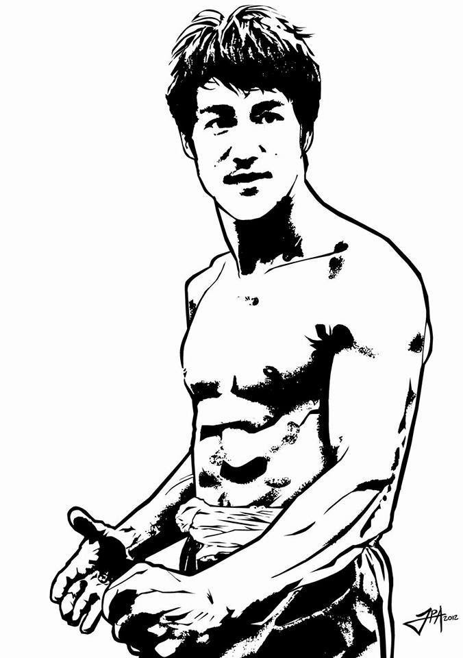 Drawing Bruce Lee Coloring Pages / Bruce Lee Coloring Pages at