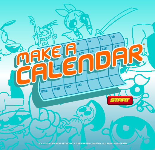 Los Mejores Juegos Juego Make a Calendar (Cartoon Network)