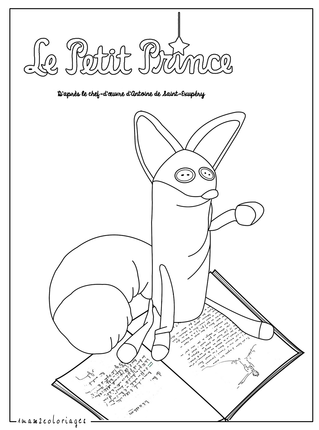 Meilleur De Coloriage Petit Prince Renard  Haut Coloriage HDImages et