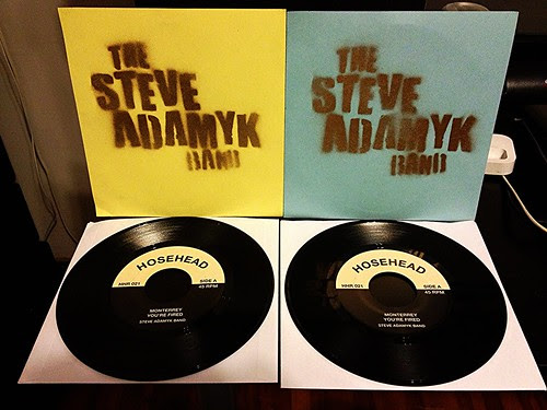 Steve Adamyk Band - Monterrey 7" - Record Release Show Covers (/50) by Tim PopKid