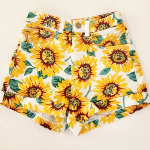 Chelsea's Style Tips: Sunflower Shorts from American Apparel