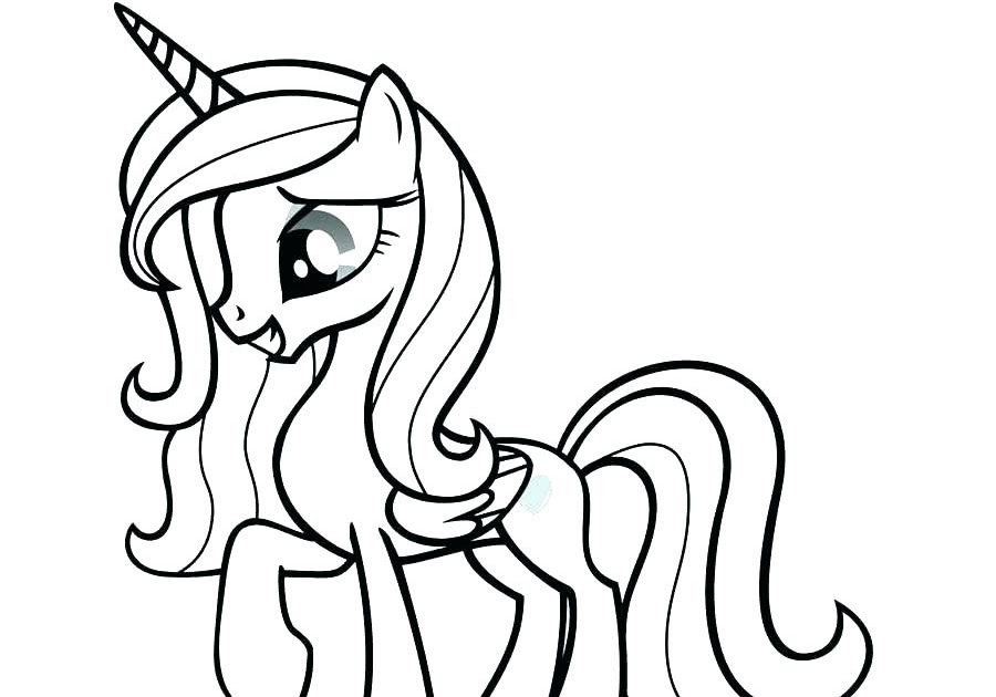 Princess Mewarnai Kuda Poni - Twilight My Little Pony Coloring Pages at