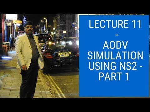 AODV Simulation In NS2 (Part 1) -  NS2 Tutorial #  11