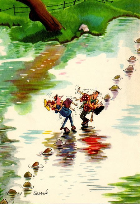 “Comment on s’enrhume... en 12 images”, 1957, Jean-Jacques Sempé