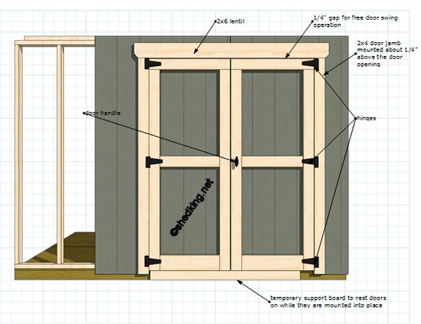 Storage Info How To Build A Shed Door Using Plywood