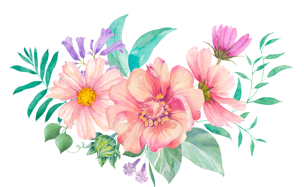 View Flores Vector Acuarelas Png