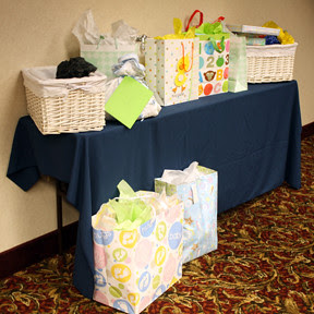 Gift table.