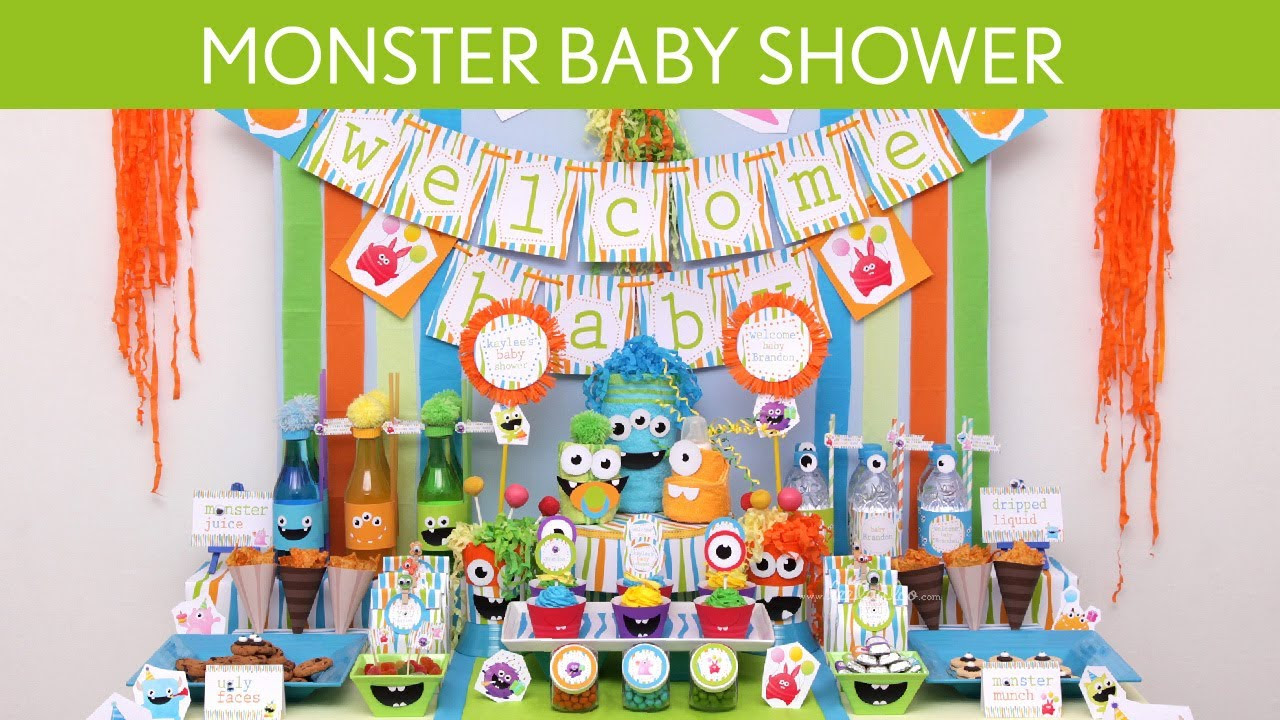 26 Elegant Little Monster Baby Shower Decorations Baby Shower