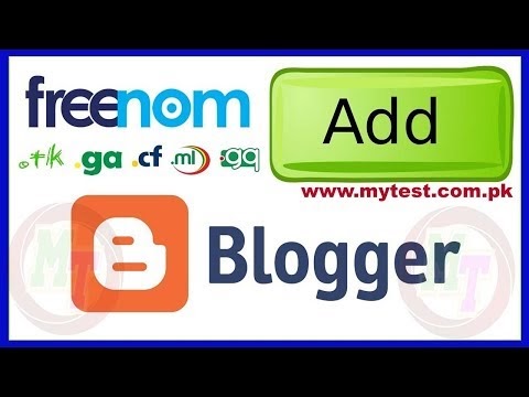 How To Add Freenom Domain To Blogger Urdu Hindi Tutorial