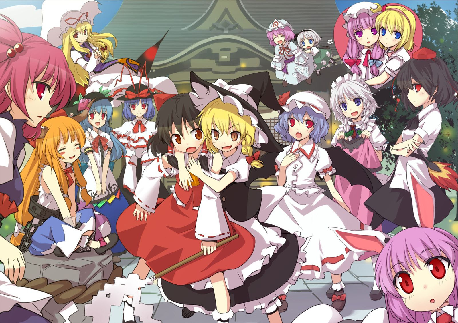 ベスト50 東方 キャラ 壁紙 アニメ画像