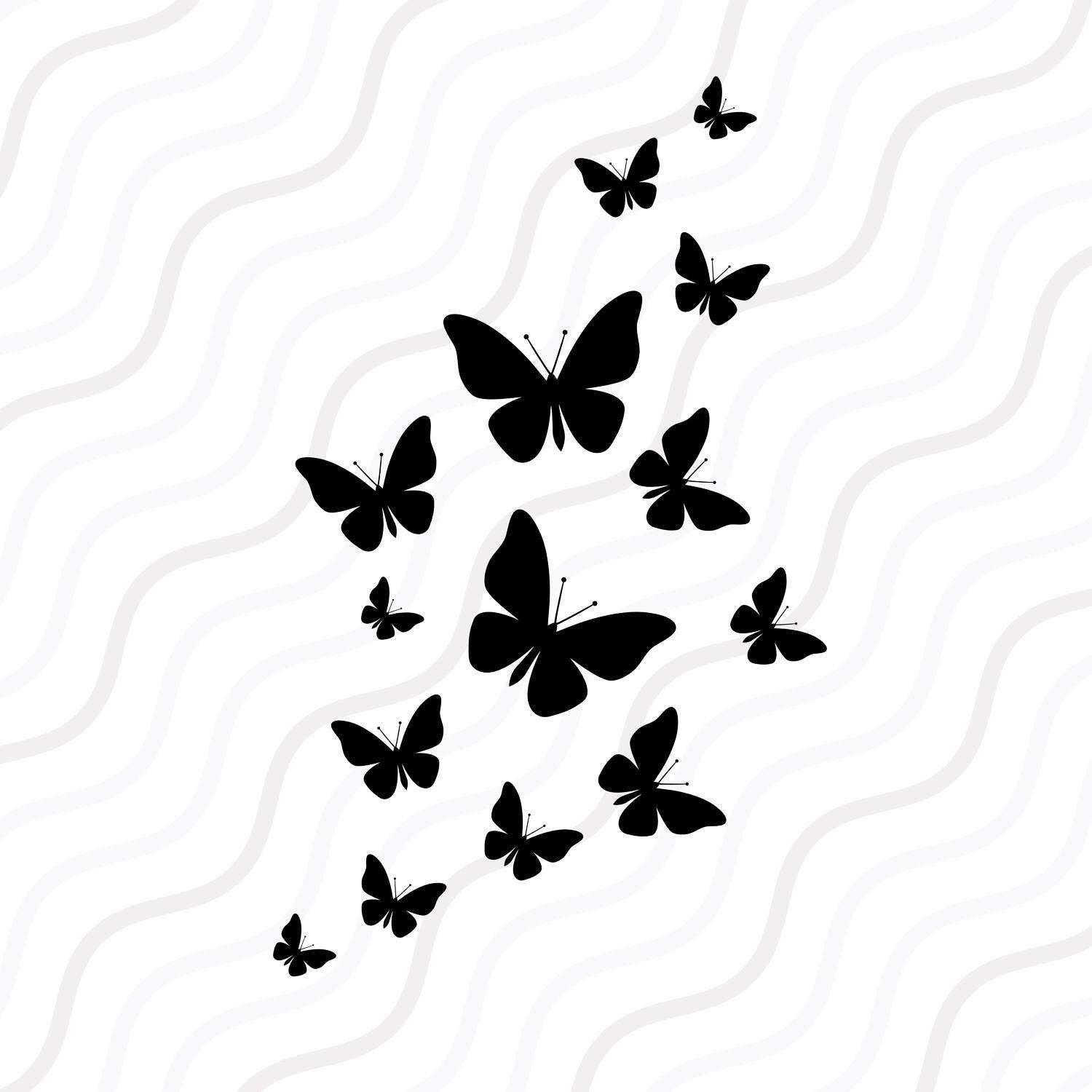 103 Tattoo Half Butterfly Half Flower Svg SVG PNG EPS DXF File