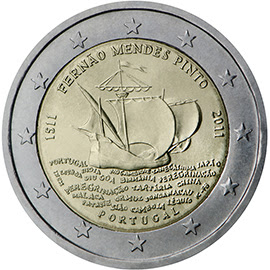 Face comemorativa da moeda de €2 Face comemorativa da moeda de €2