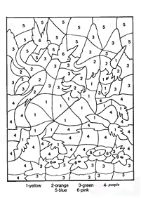 ベスト数字 塗り絵 子供 かわいい子供たちの画像