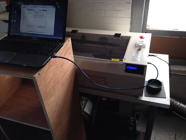 Laser setup 2