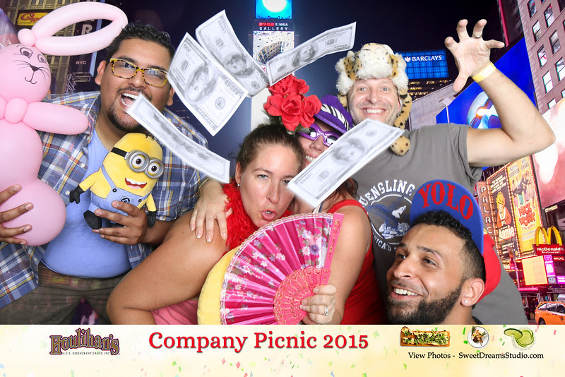 Photo Booth for Houlihan's Employee Picnic 2015 at Forest Lodge NJ