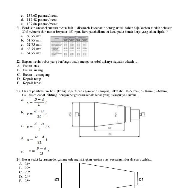  Soal Gambar Teknik  Mesin Tugas Kelompok