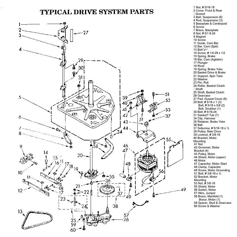 Kenmore 70 Series Washer Parts Diagram Drivenhelios