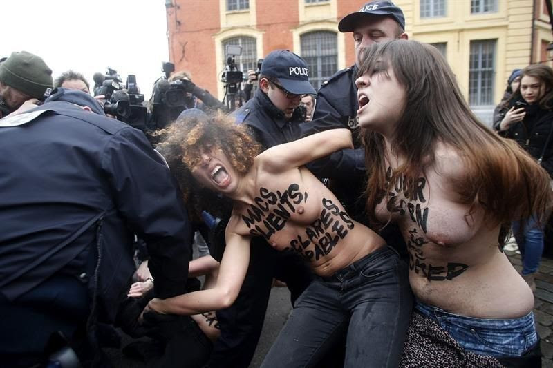 Resultado de imagen de feministas ukranianas fem