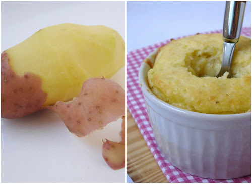 Potato soufflés / Suflê de batata