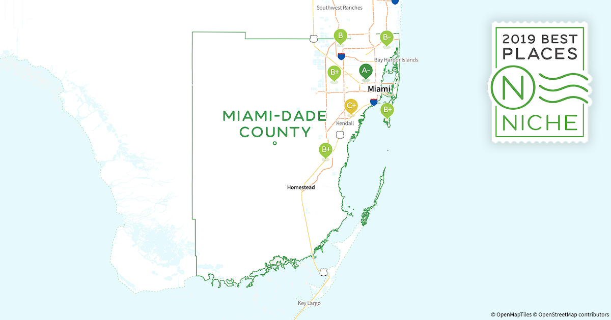 miami dade county map with zip codes