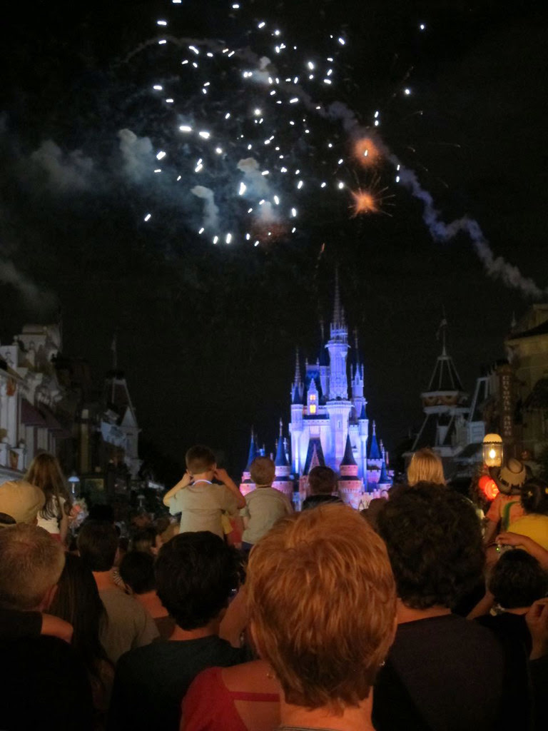 Fireworks in Magic Kingdom, Disney, Orlando